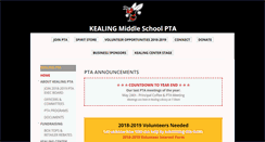 Desktop Screenshot of kealingpta.org