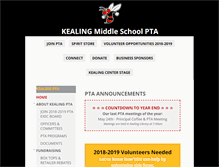 Tablet Screenshot of kealingpta.org